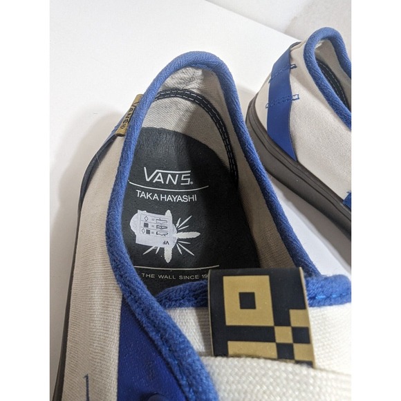 Vans Taka Hayashi x Vault Authentic OnePiece LX 'Blue White' Men’s Size 10.5 - Picture 5 of 8